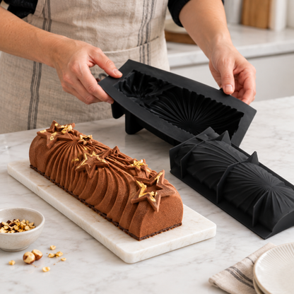 moule a entremets demoulage buche chocolat realiste