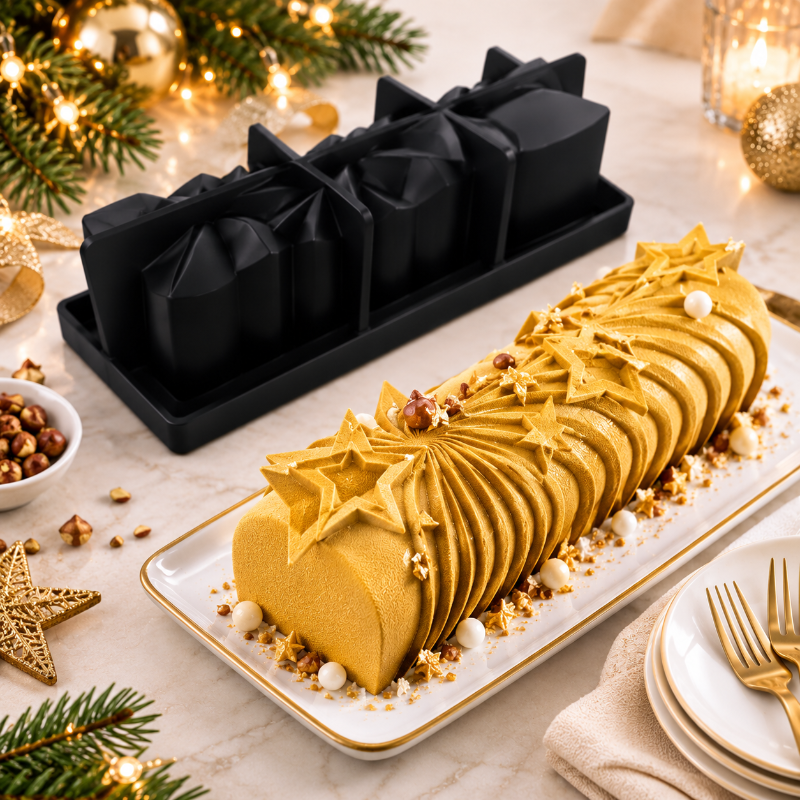 moule a entremets etoile buche doree noel