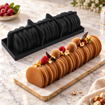 Moule à entremets silicone – 3 formes pâtissières