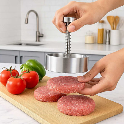 moule a steak hache en inox rond