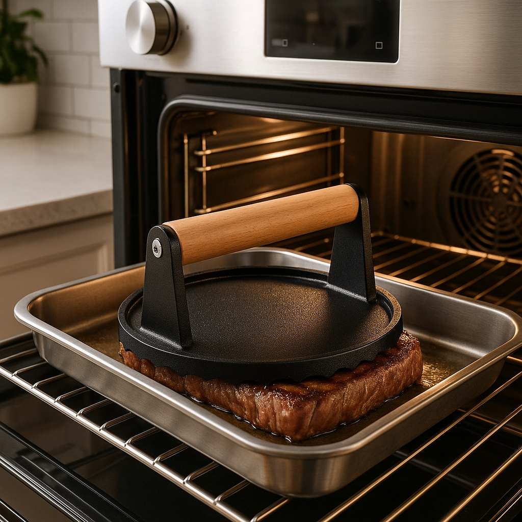 moule a steak hache rond cuit au four