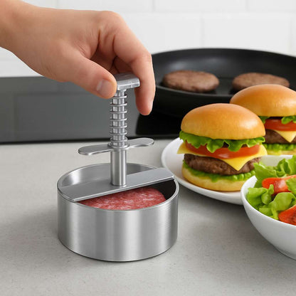 moule a steak hache sur plan de travail