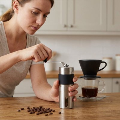Moulin à café​ pour matin calme ou pause café improvisée