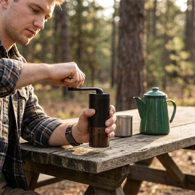 Moulin a cafe​ pour voyage bureau maison