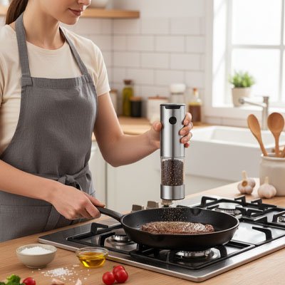 Moulin à poivre électrique​ BBQ, pique-nique, cuisine du quotidien