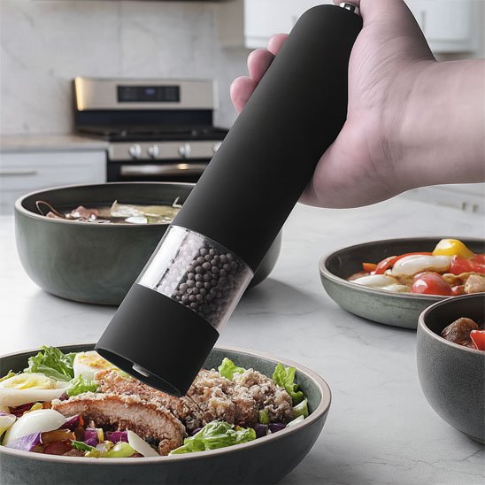 Moulin à poivre électrique​ ergonomique pour une prise en main facile
