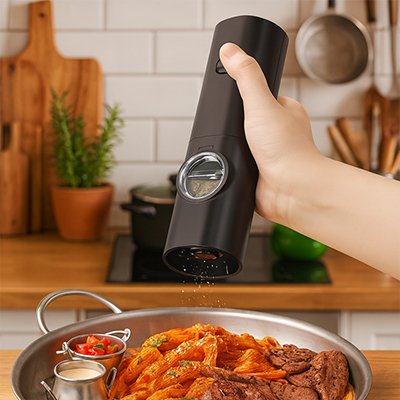 Moulin à poivre électrique​ LED intégrée pour un dosage précis