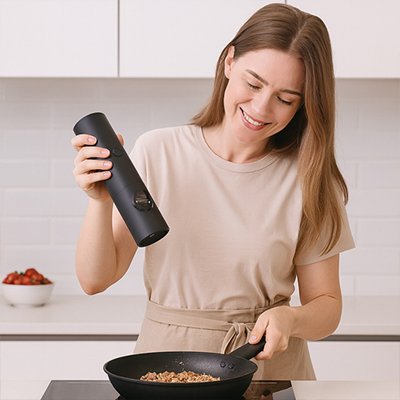Moulin à poivre électrique ​puissant pour un usage rapide