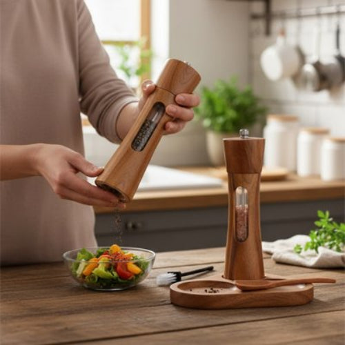 Moulin à poivre en bois pour rehausser vos plats