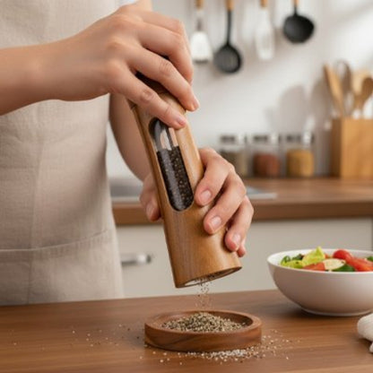 Moulin à poivre en bois pour transformer vos recettes en plats savoureux