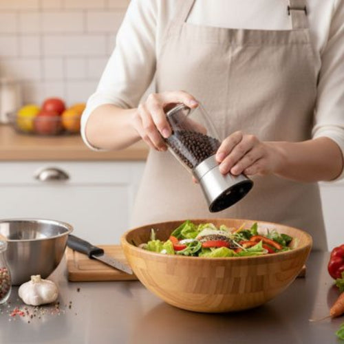 Moulin à sel et poivre design inox moderne et durable