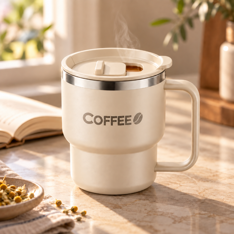 mug isotherme thé chaud couvercle pratique maintien chauleur