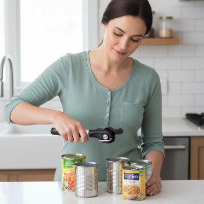 Ouvre boite robuste usage commercial et domestique