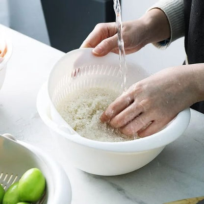 panier cuisine rotatif drainage rapide