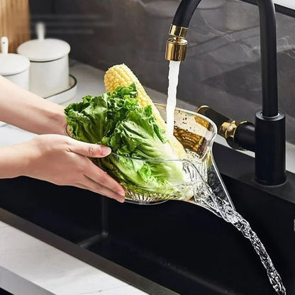 passoire en verre égoutter légumes fruits sans odeur