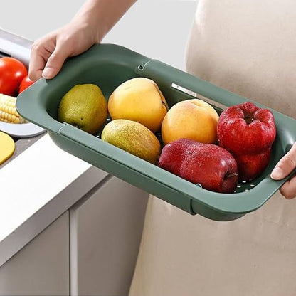 passoire évier réglable idéale pour rincer fruits légumes et sécher vaisselle
