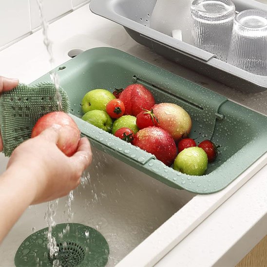 passoire multifonction évier pour lavage rinçage et séchage efficace