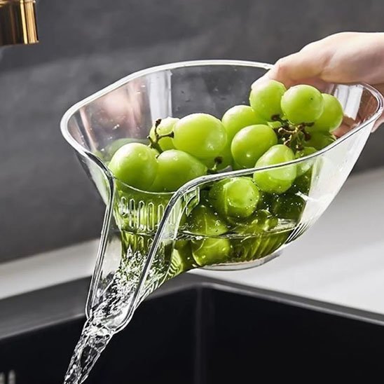 passoire verre design moderne cuisine hygiénique