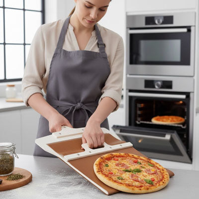 pelle a pizza coulissante enfourner defourner sans accrocher
