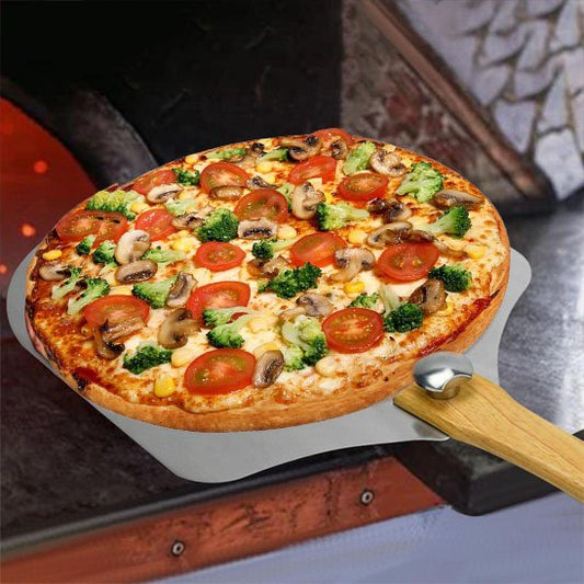 Pelle à pizza pour enfourner et tourner les pizzas sans risque de chute