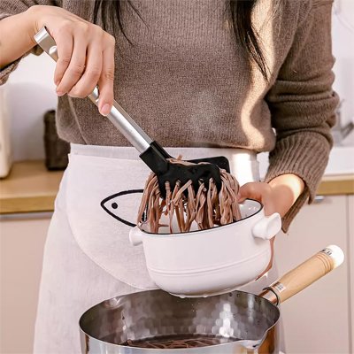 Pince de cuisine ergonomique antidérapante pour saisir les aliments sans effort