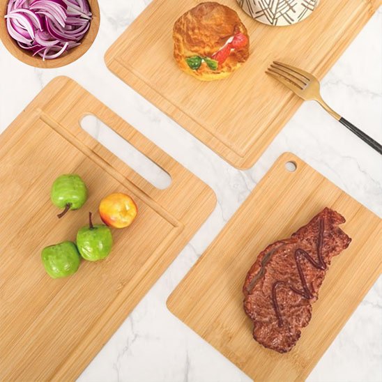 Planche à découper bois pour découpe viande fruit ou légumes 