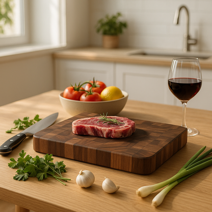 planche-a-decouper-bois-sur-un-plan-de-travail-univers-culinaire