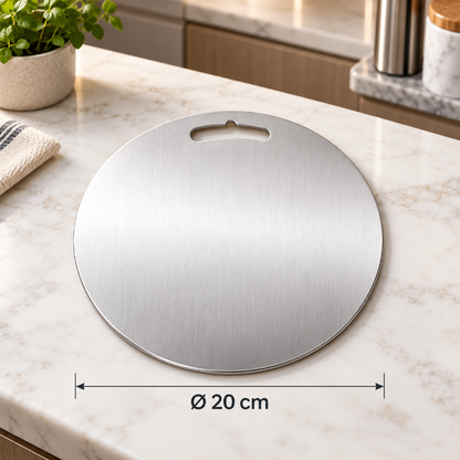 planche a decouper inox 20 cm