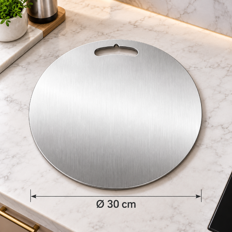 planche a decouper inox 30cm