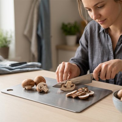 Planche à découper robuste antidérapante pour une découpe stable et sécurisée