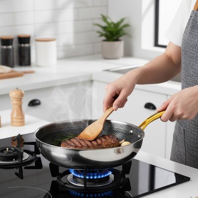 poele-inox-nid-abeille-cuisson-maitrisee