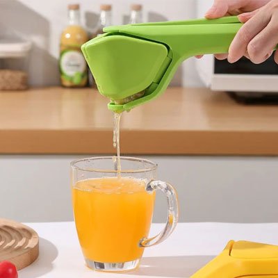 Presse citron manuel vert ergonomique