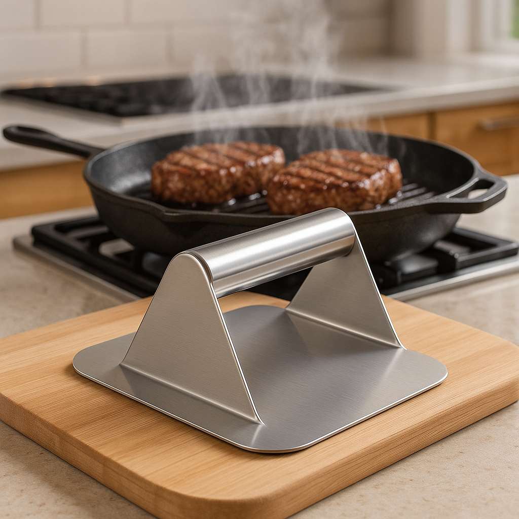 presse-steak-carre-emporte-piece-poele-cuisine