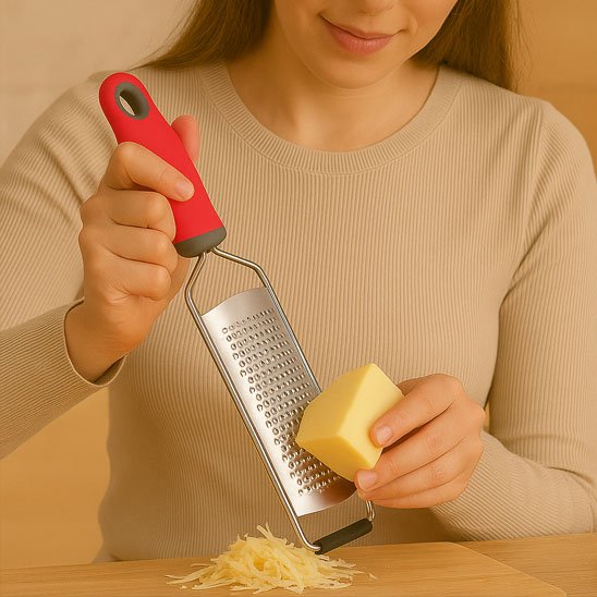 Râpe à fromage rouge