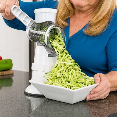 Râpe à légumes manuelle coupe tranche et râpe du fromage