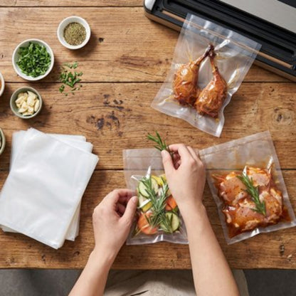 Sac alimentaire sous vide hermétique
