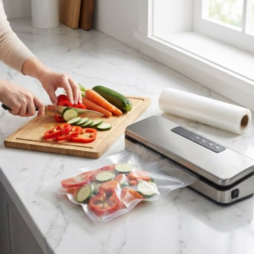 Sac sous vide alimentaire antibactériens