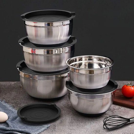 Saladier en inox polyvalent