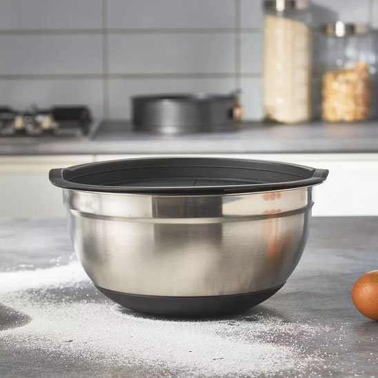 Saladier inox antidérapant