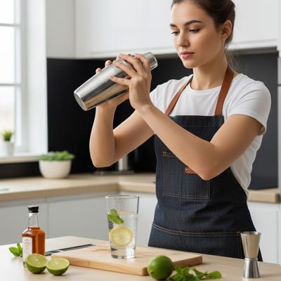 Shaker cocktail de qualtié utilisation professionnelle et domestique