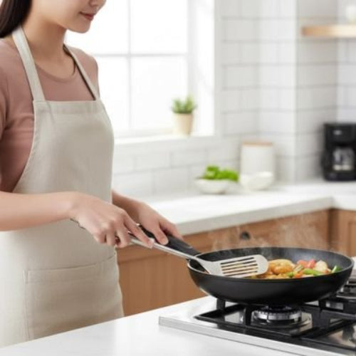 Spatule cuisine inox robuste