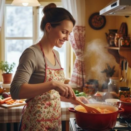 Spatule en bois naturel résistante pour mélanger les préparations