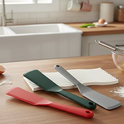 Spatule en silicone​ gain de temps, cuisine simplifiée