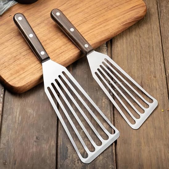 Spatule inox résistant à la chaleur