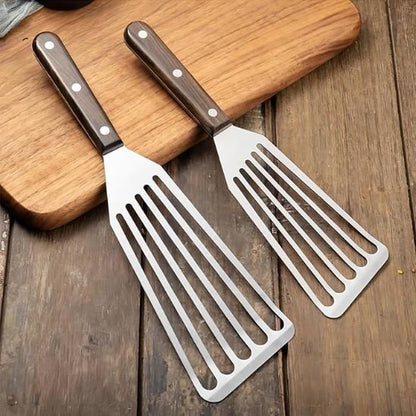 Spatule inox résistant à la chaleur