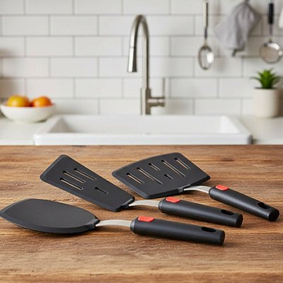 Spatule silicone manche ergonomique