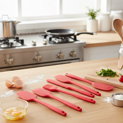 Spatule silicone souple anti-rayure