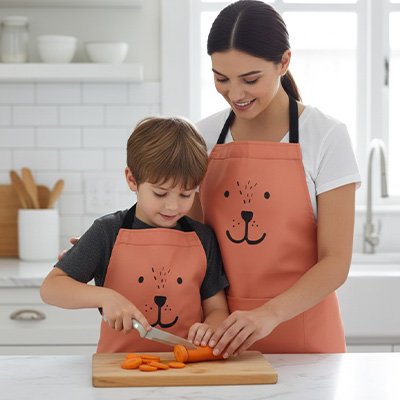 Tablier de chef durable avec poches larges pour un usage quotidien