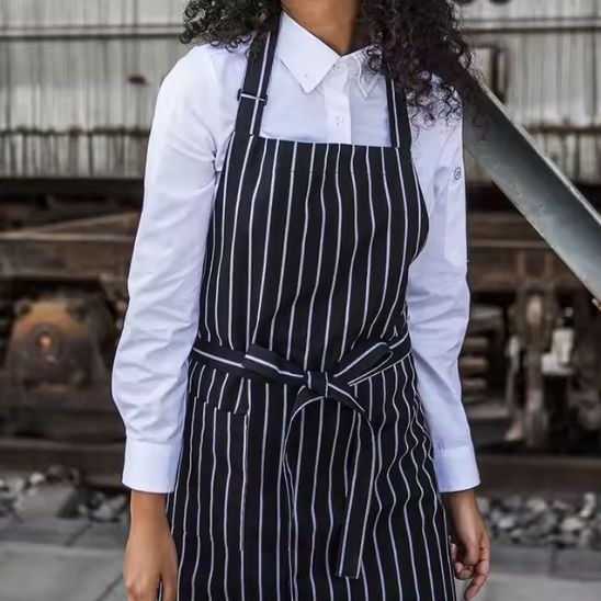 tablier de cuisine chef élégant pour homme et femme avec poche