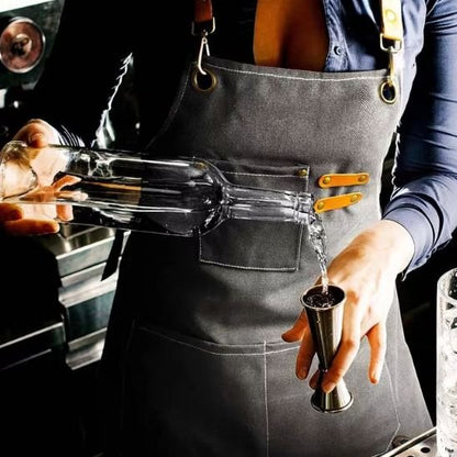 tablier de cuisine homme femme ajustable tissu résistant facile entretien